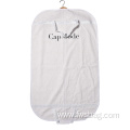 Organic cotton reusable clothing bag custom garment suit bags with handle